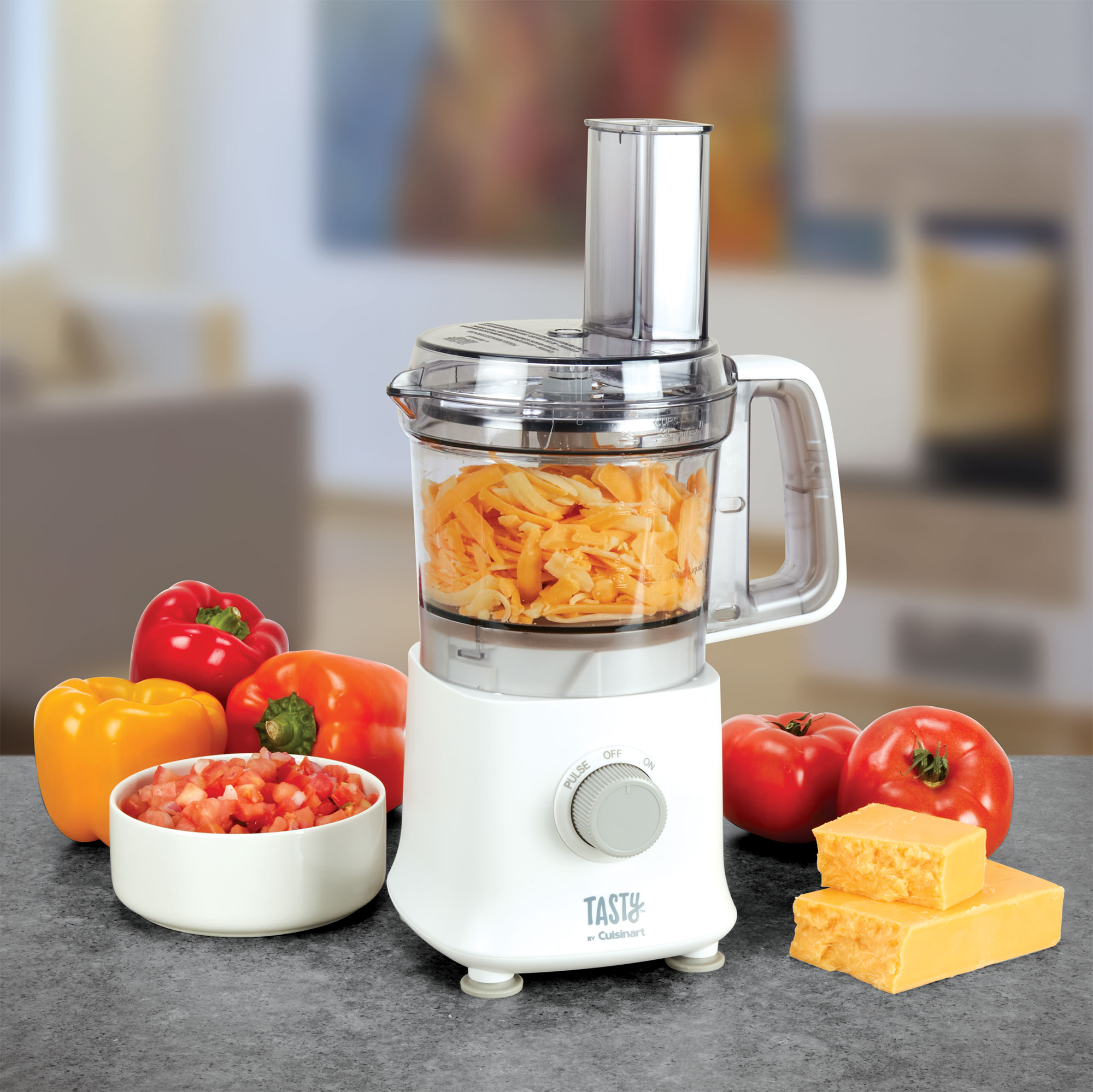 Cuisinart Mini-Prep Plus Food Processor, Red (Factory Refurbished)