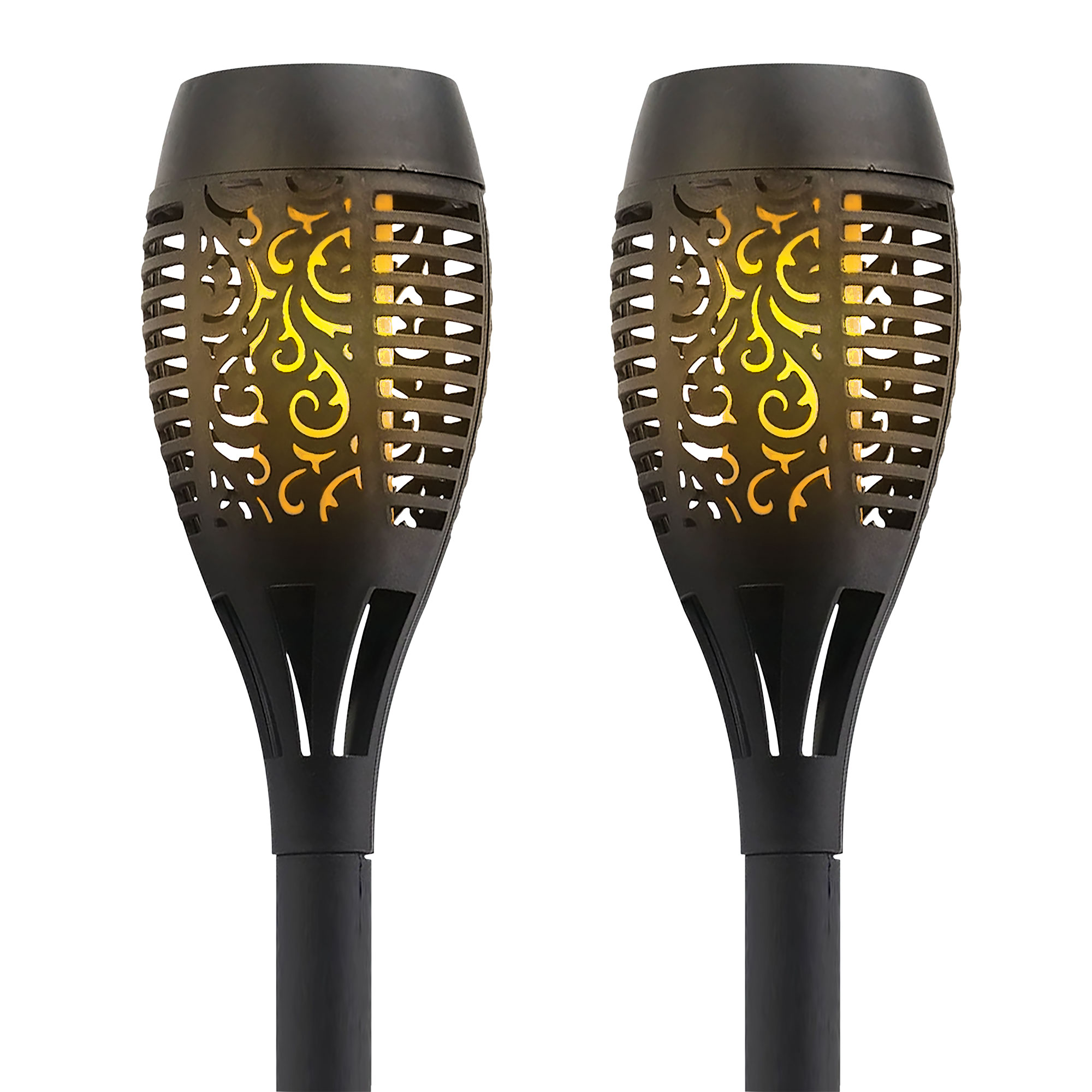 Arena Solar Torch Lights - 2 Pack
