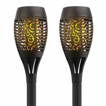Arena Solar Torch Lights - 2 Pack