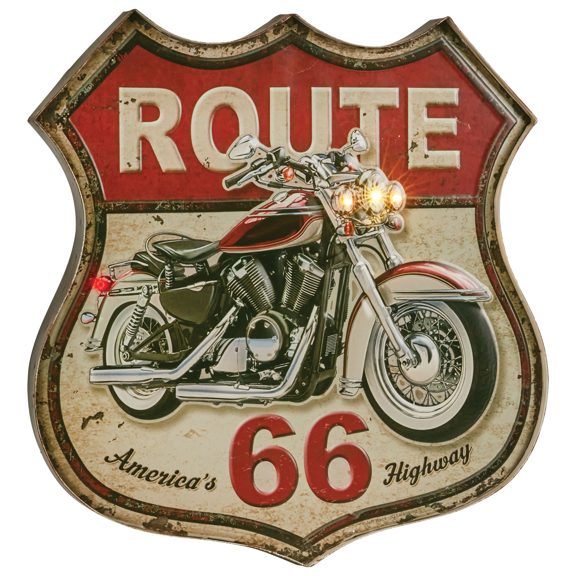 Rivers Edge LED Route 66 Sign