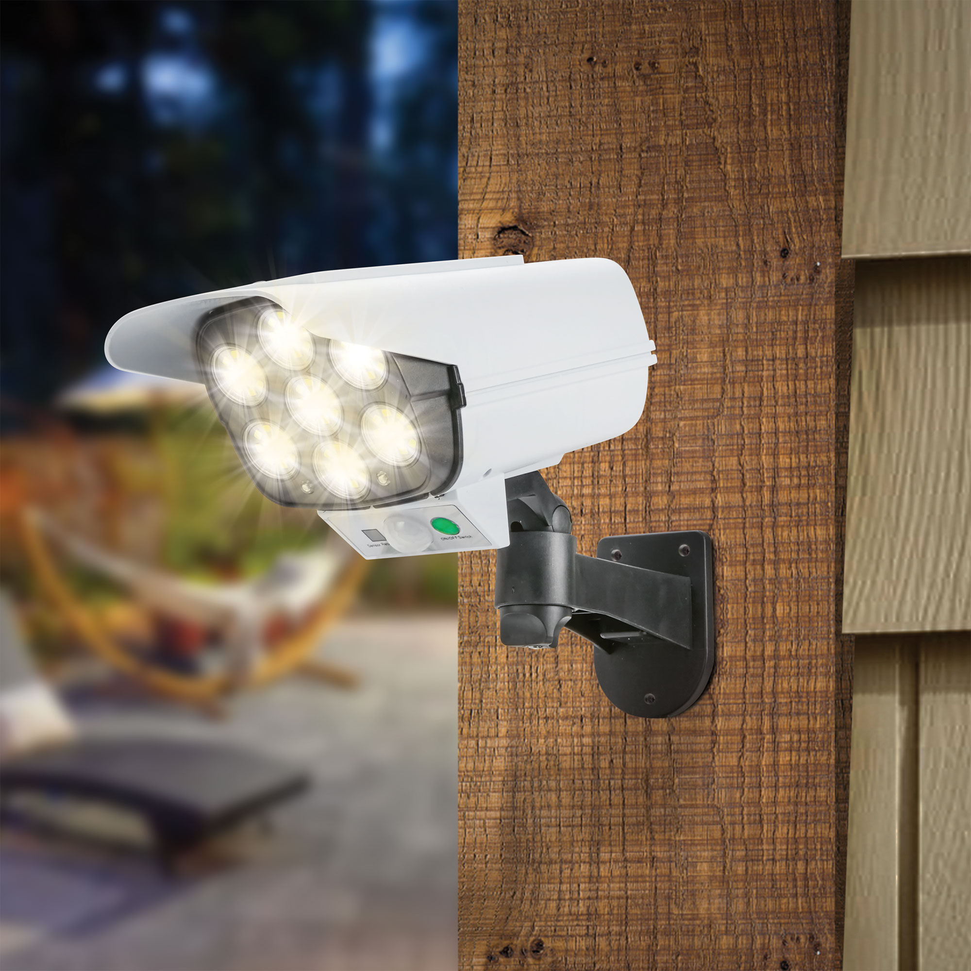 Solasa 7000K Solar-Powered LED Security Light