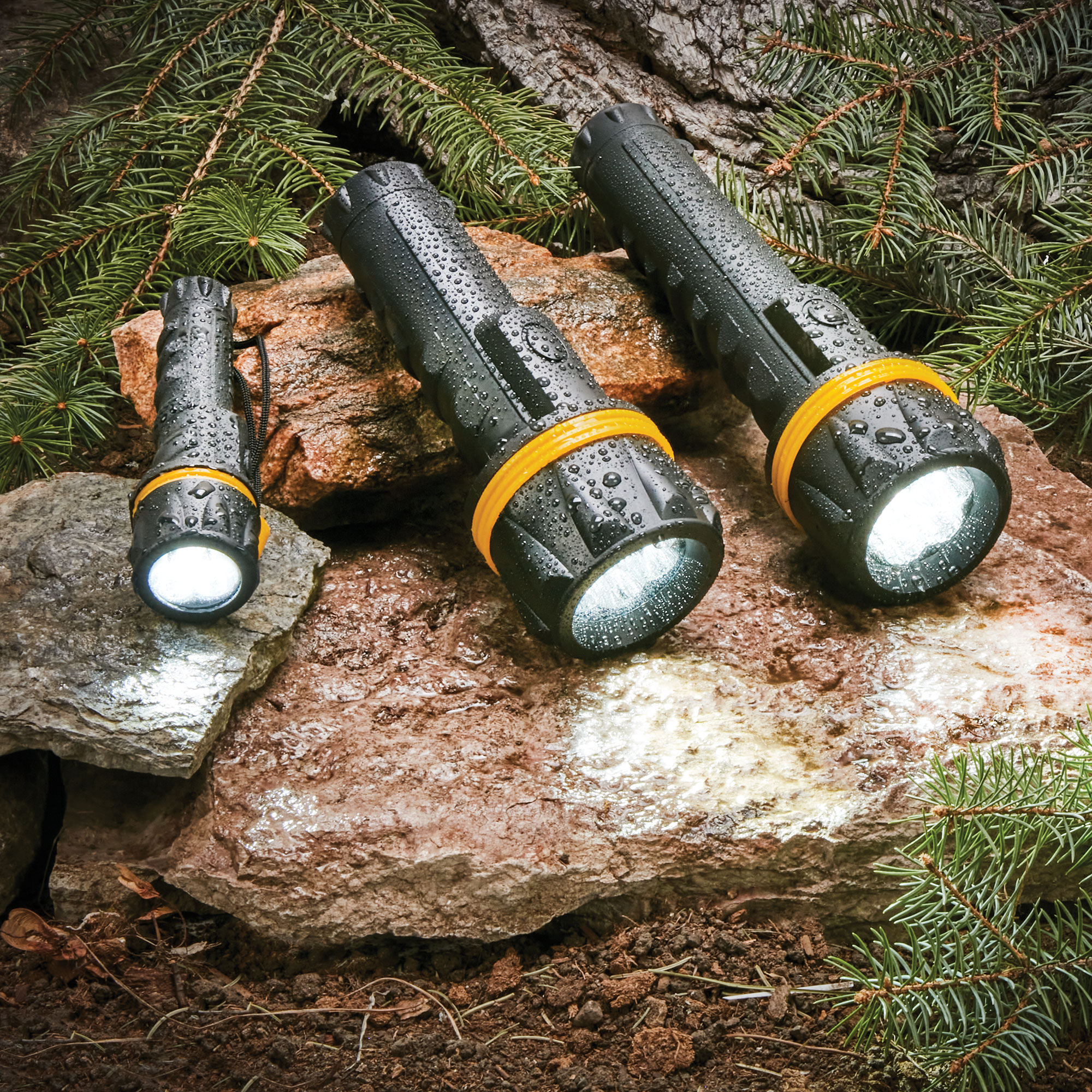 Kodak LED Flashlights - 3 Pack