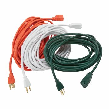 Hyper Tough In/Outdoor 25 foot Extension Cord - 3 Pack