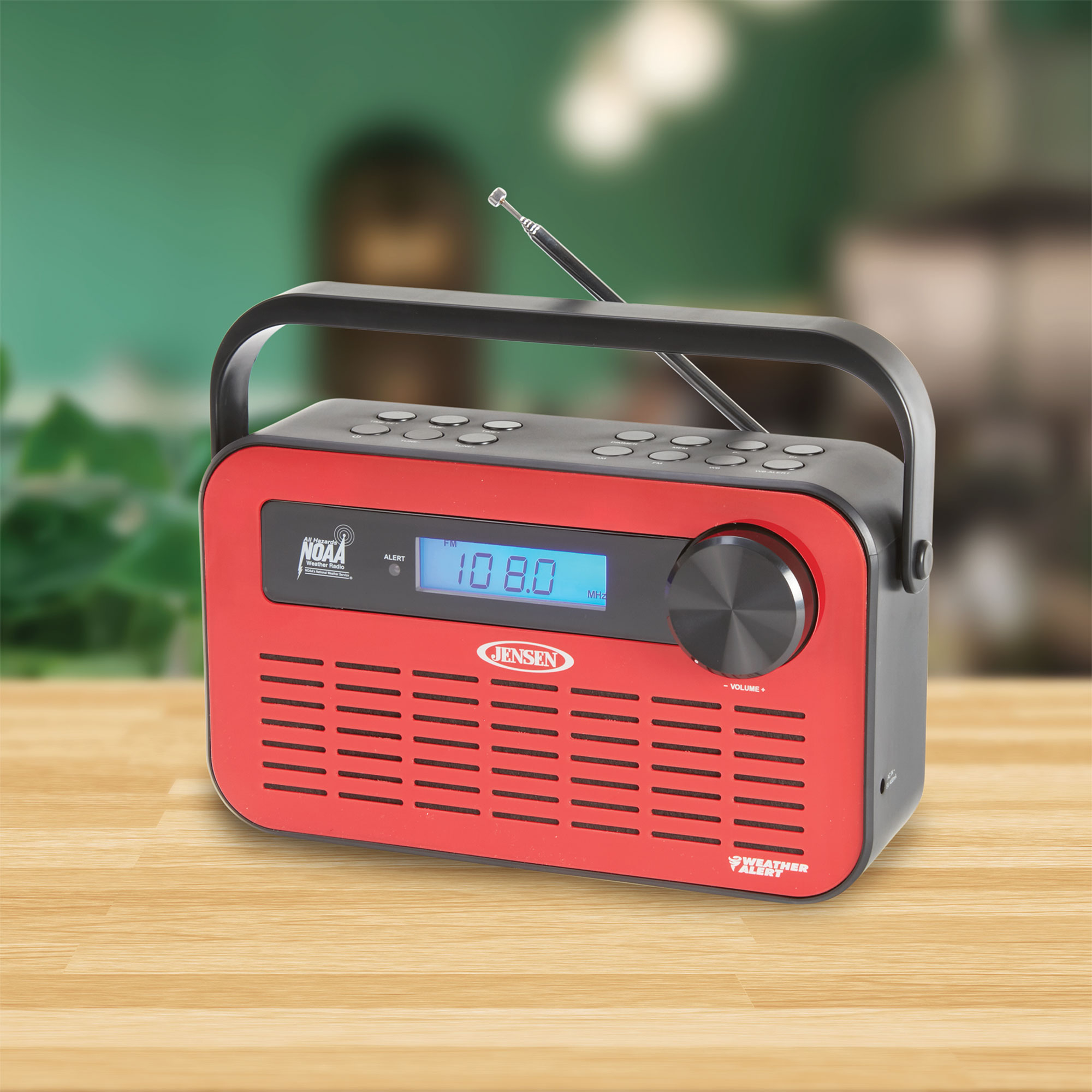 Jensen JEP-250 AM/FM Radio with Weather Alert