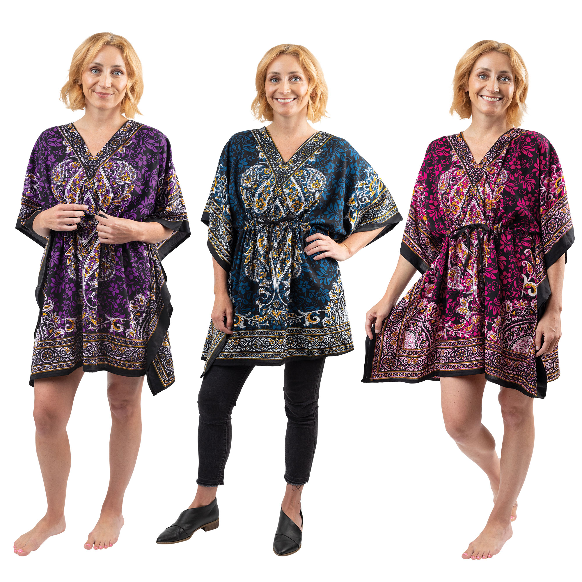 Metropolitan Women's Multicolor Caftan Set