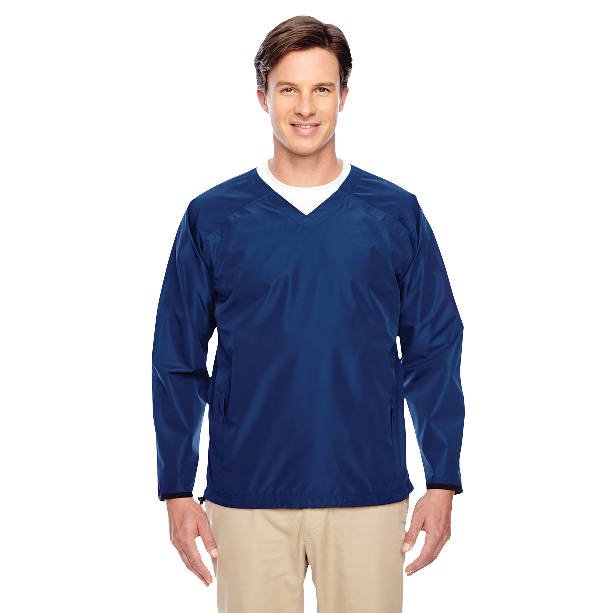 Team Men's V-Neck Wind Shirt - Medium