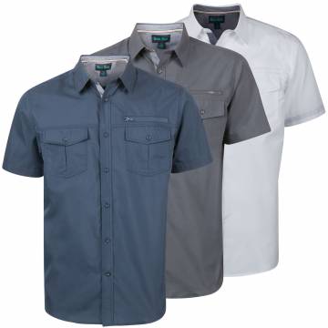 Montage Men's Short-Sleeve Utility Shirt - 3 Pack