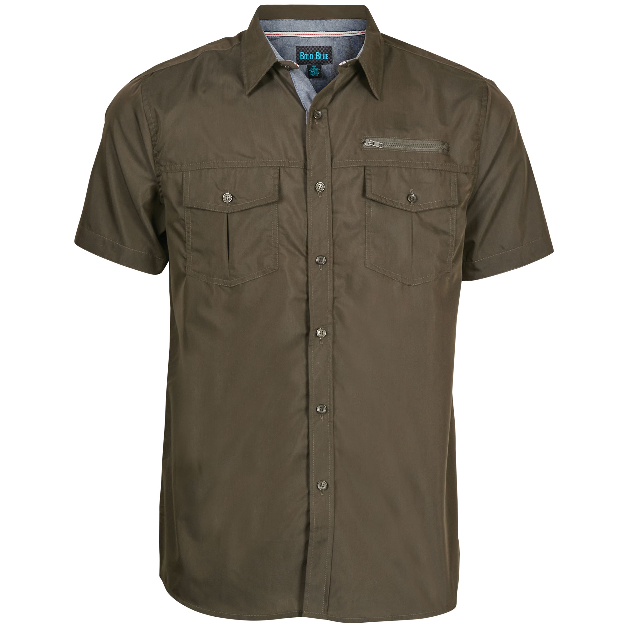Montage Short-Sleeve Utility Shirt - Olive