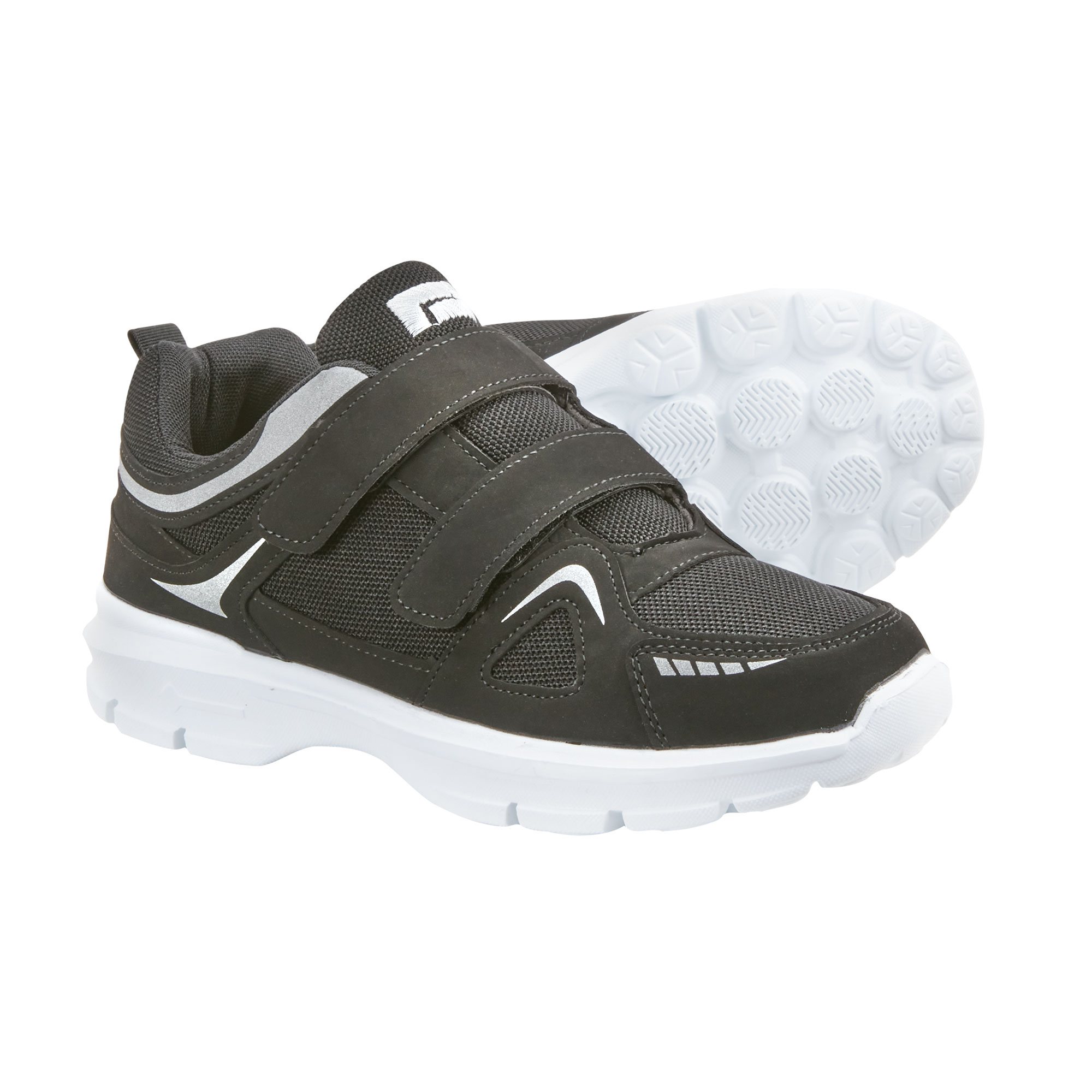 Ultralight Men's 2-Strap Athletic Shoes - Black
