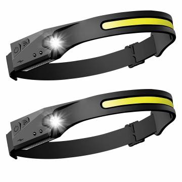 Rechargeable LED Head Lamp - 2 Pack