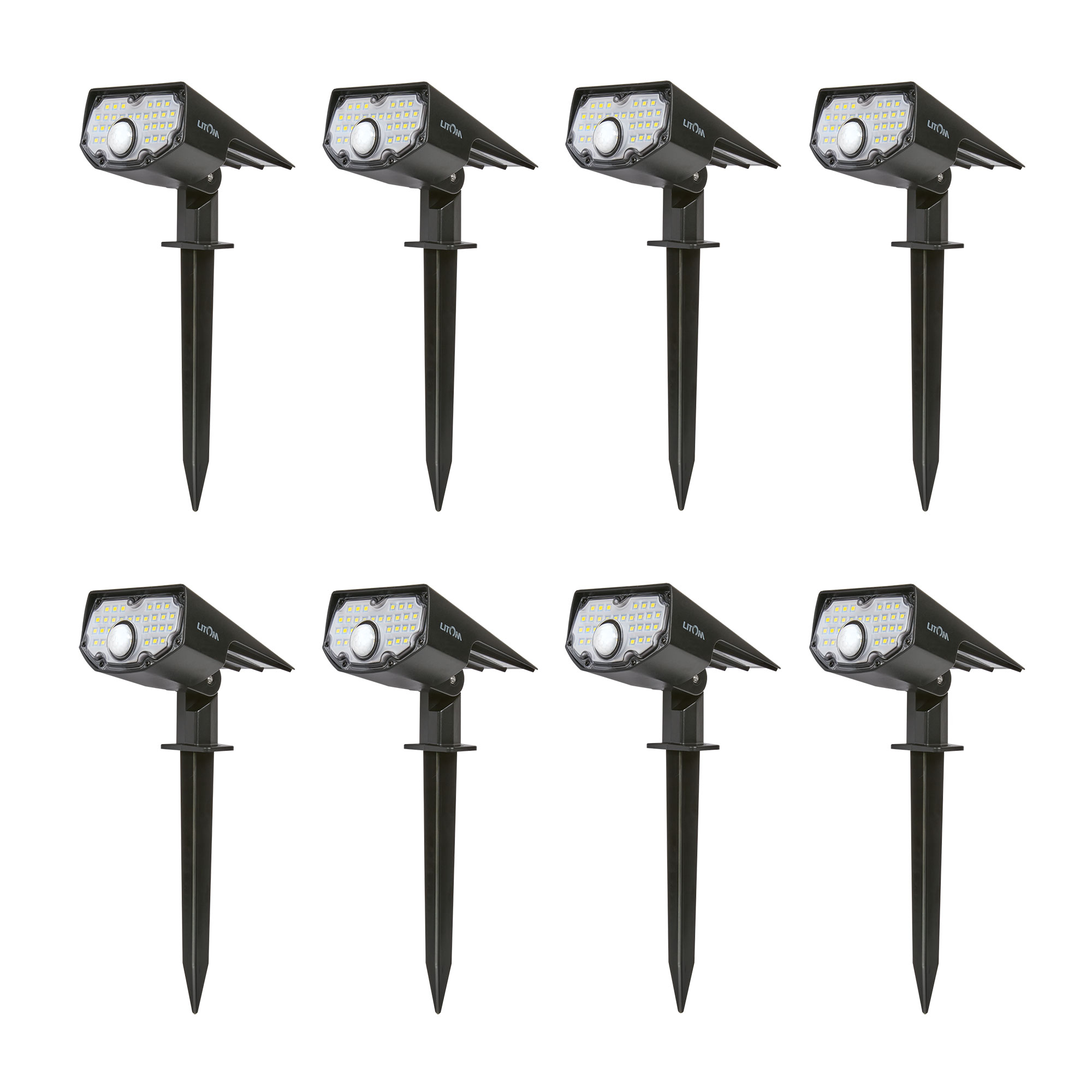 Litom LED Solar Lights - 8 Pack