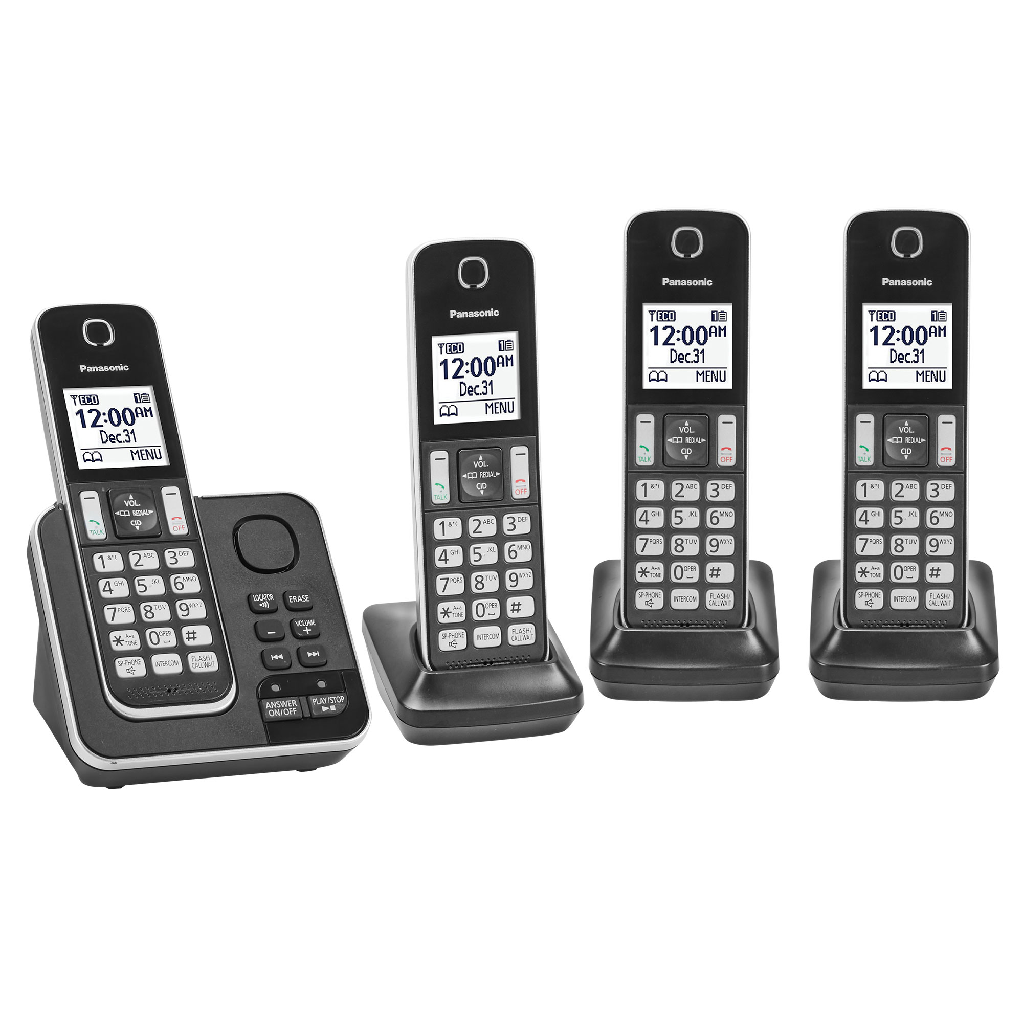 Panasonic 4-Handset Cordless Phone System