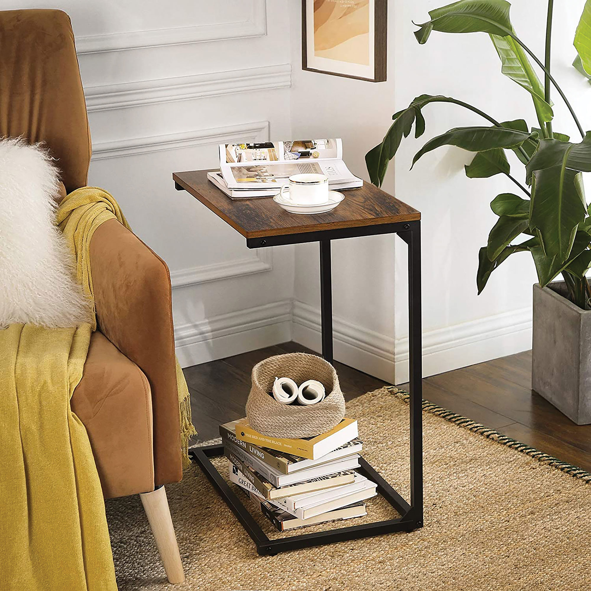 Rustic Brown Side Table