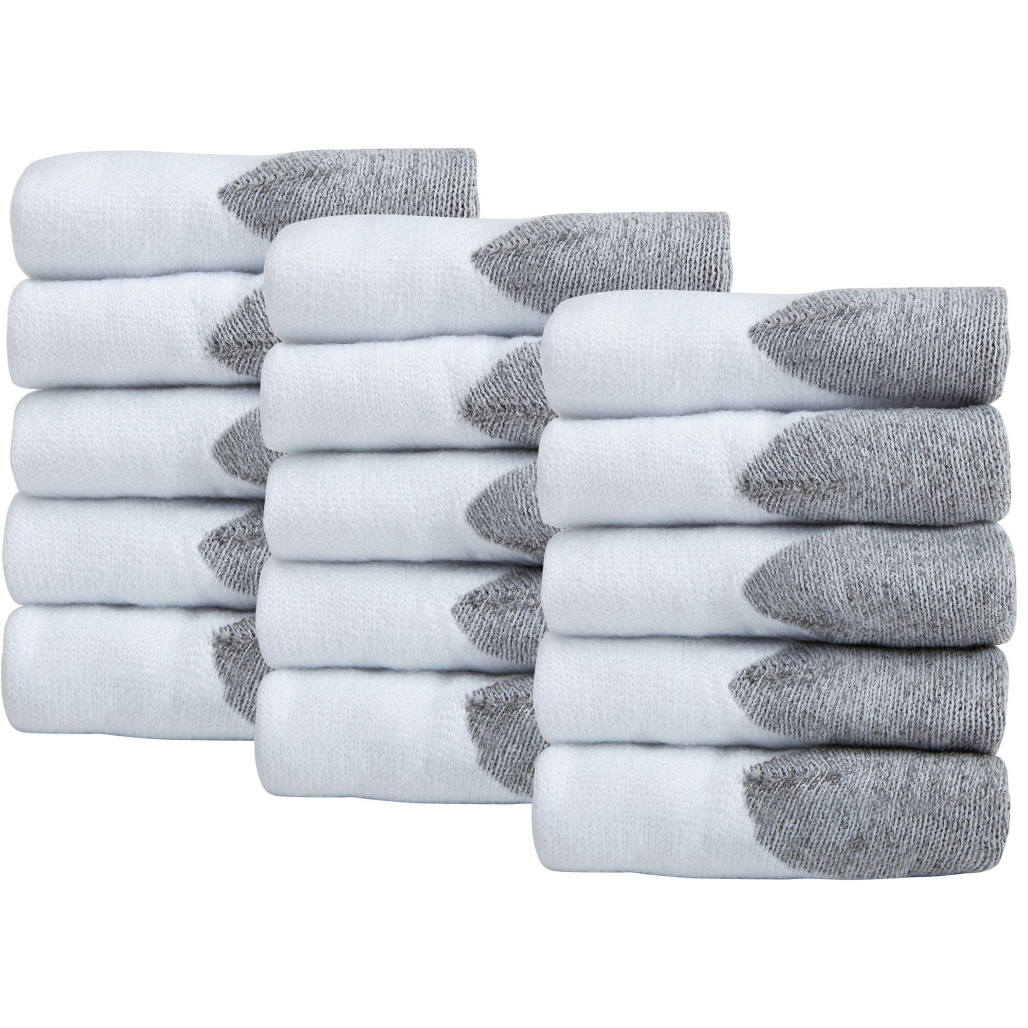 United Footgear Men's Crew Socks - 15 Pack