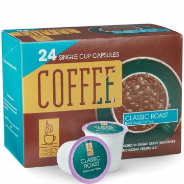 Dave's Choice Coffee Pods - Classic 24 Pack