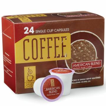 Dave's Choice Coffee Pods - American 24 Pack