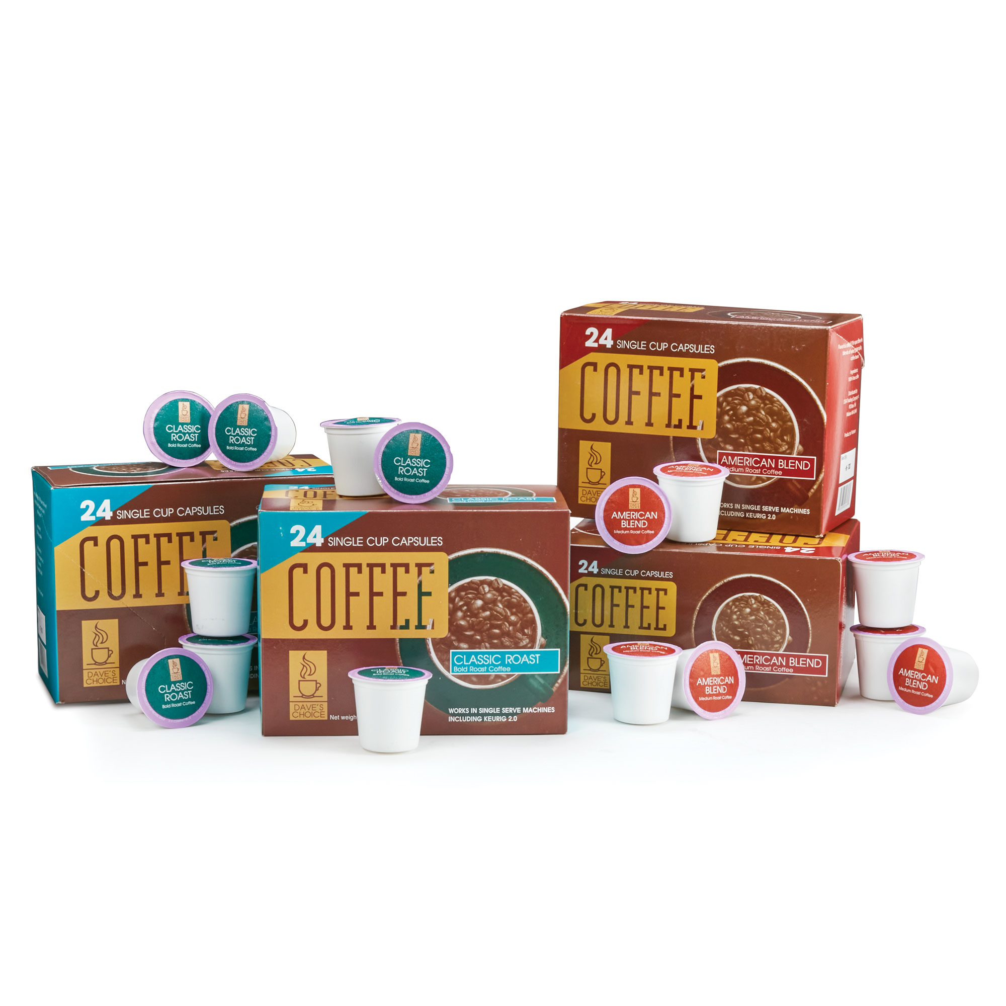 Dave's Choice Coffee Pods - 96 Pack