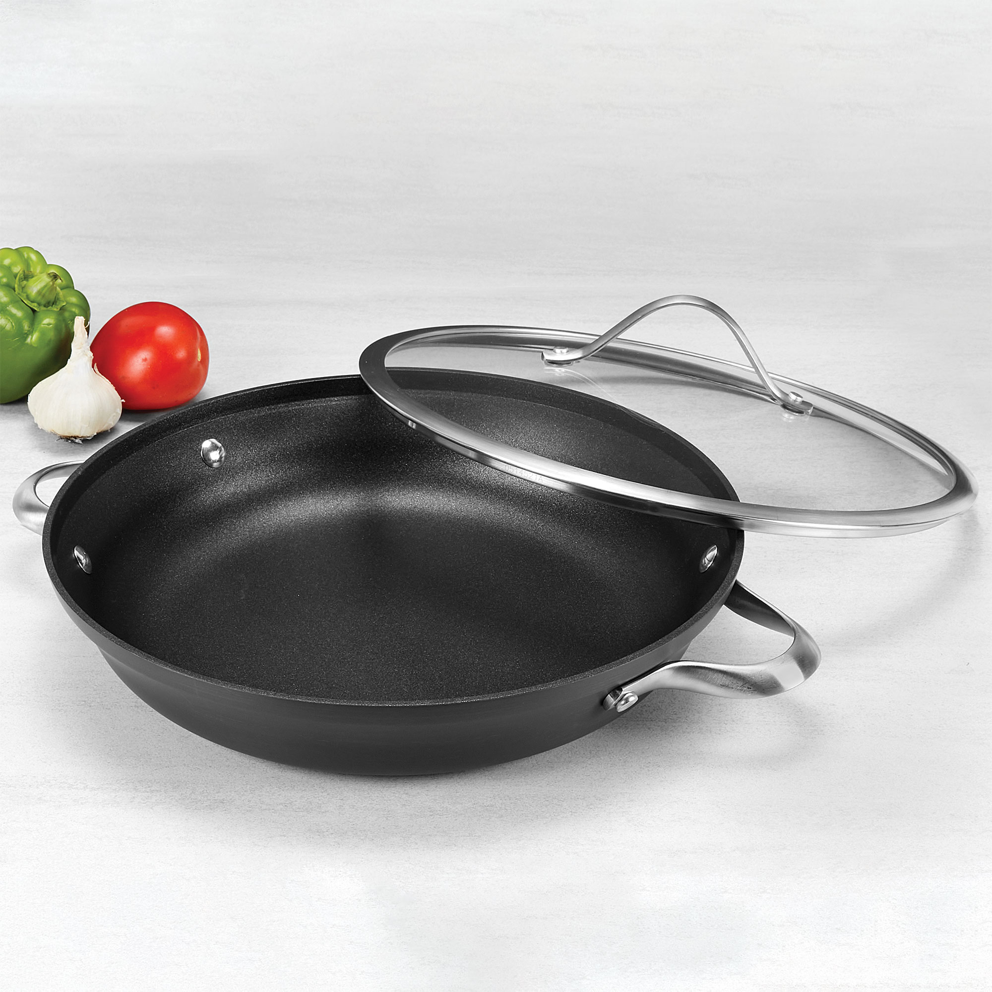 12 inch Non-Stick Aluminum Pan with Lid