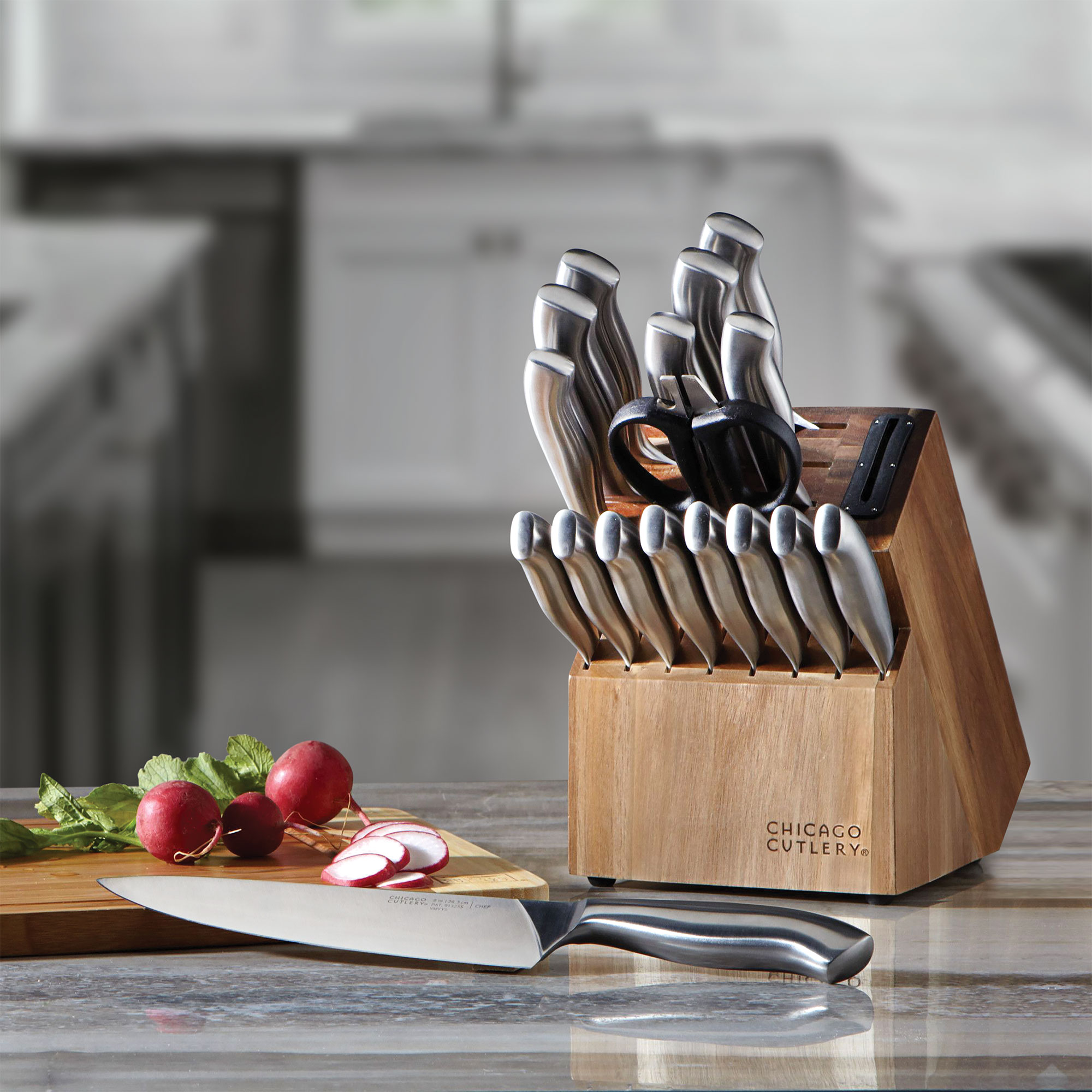Chicago Cutlery 18-Piece Knife Set and Block