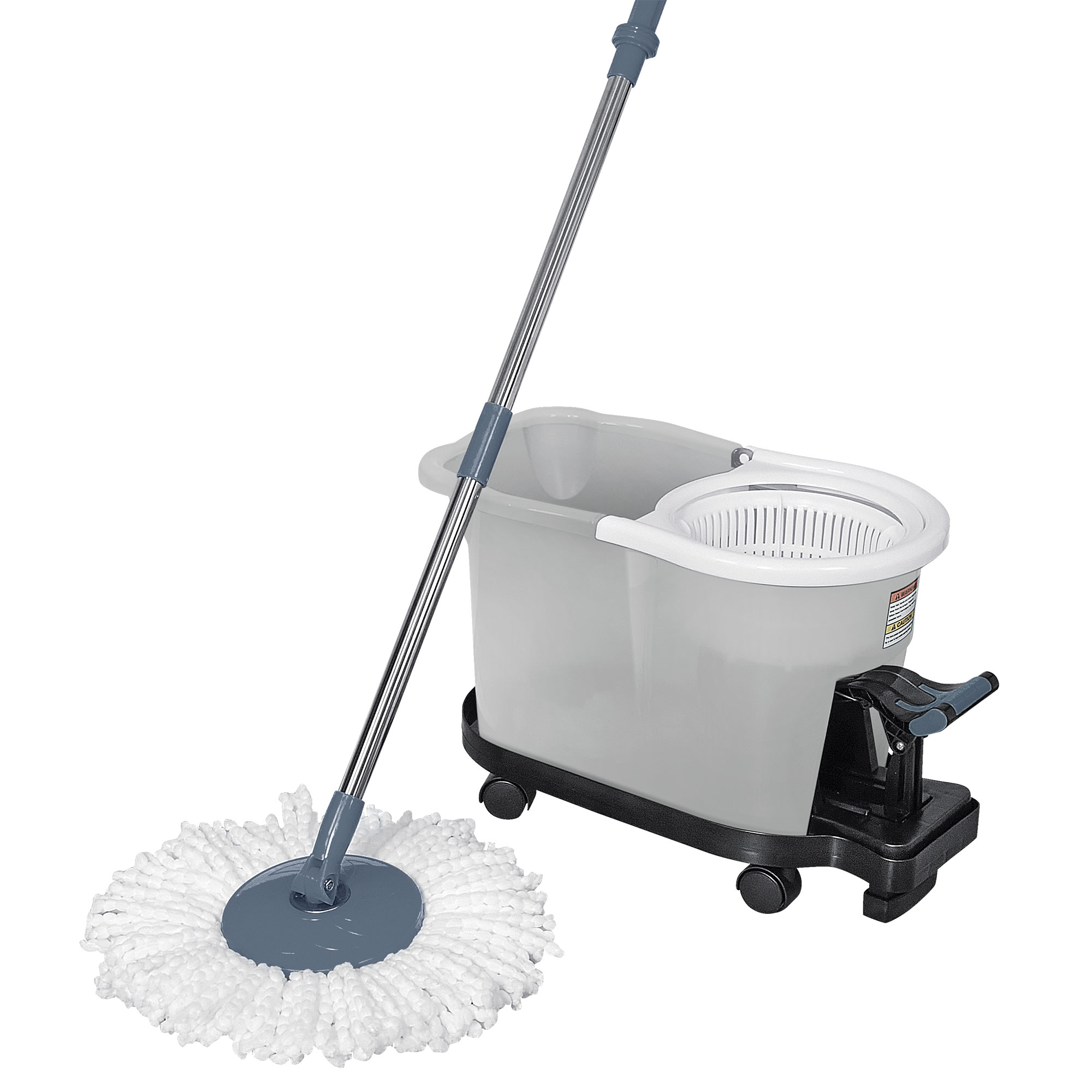 Clean Spin 360 Microfiber Mop - Grey