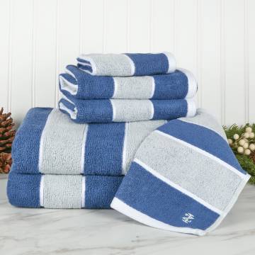 Izod Stripe 6-Piece Towel Set