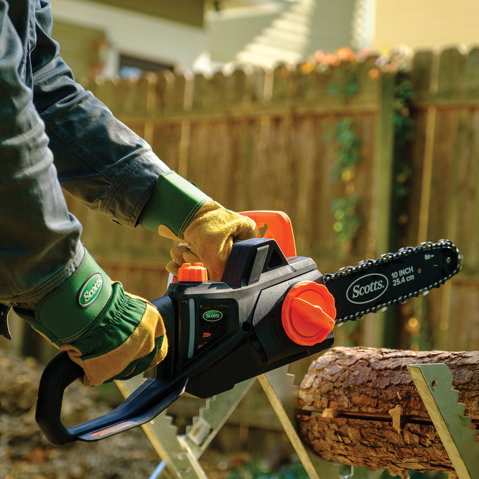 Scotts 20V 10" Electric Chainsaw