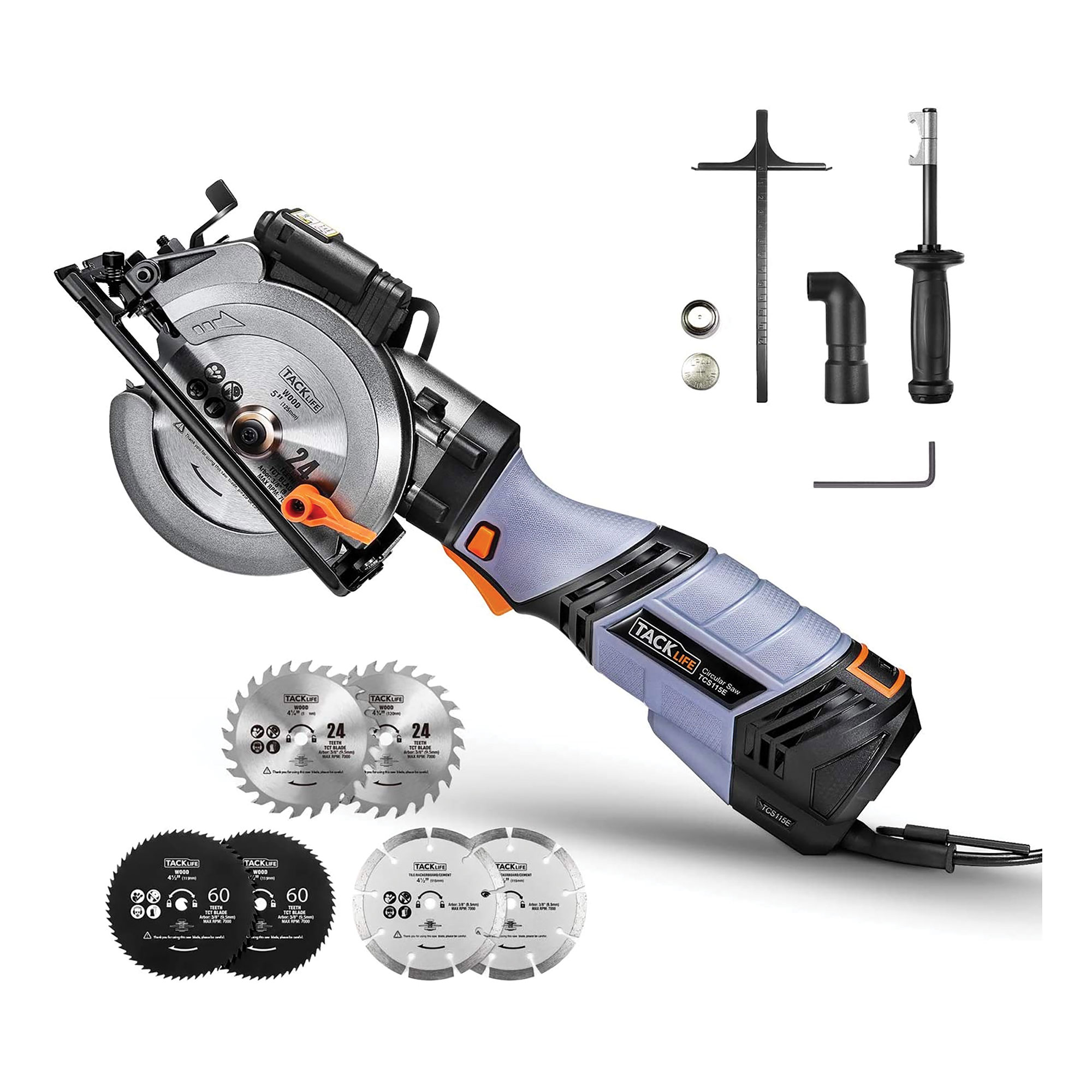 TACKLIFE 6.2A Mini Circular Saw