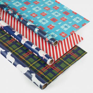 Boon Supply Reversible Wrapping Paper - 6 Pack