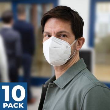 KN95 4-Ply Face Masks - 10 Pack