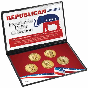 Republican Presidential Golden Dollar Set