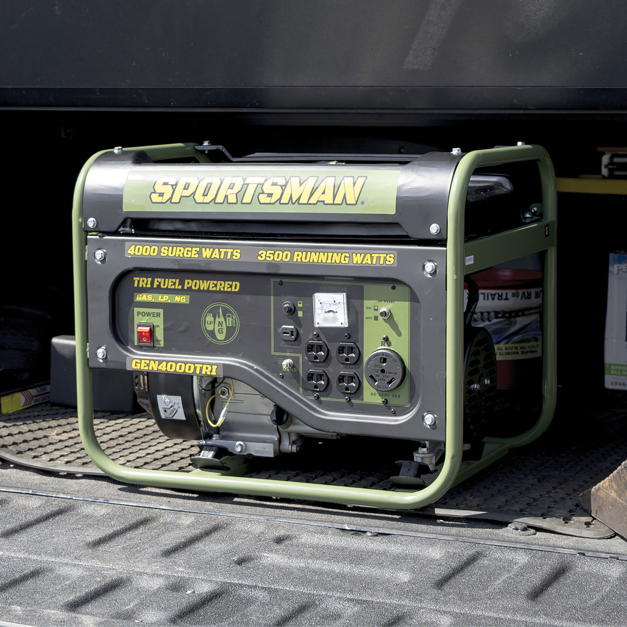 Facet huiselijk Kroniek Sportsman 4000W Tri-Fuel Portable Gas Generator