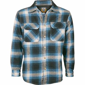 Victory Sportswear Thermal-Lined Brawny Flannel - Blue