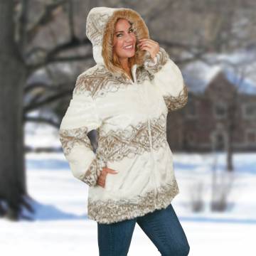 Ladies Faux Fur Jacket