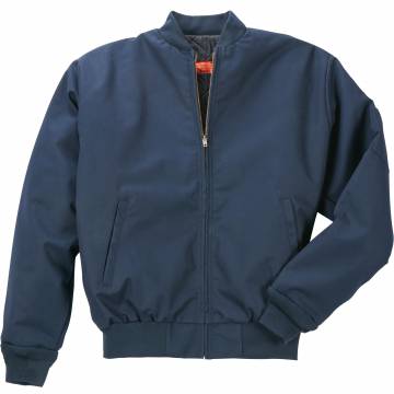 Men's Navy Twill Work Jacket