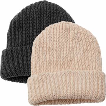 Cotton Chunky Hat - 2 Pack