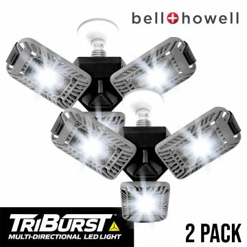 Bell and Howell TriBurst 2000 Lumen LED Light - 2 Pack