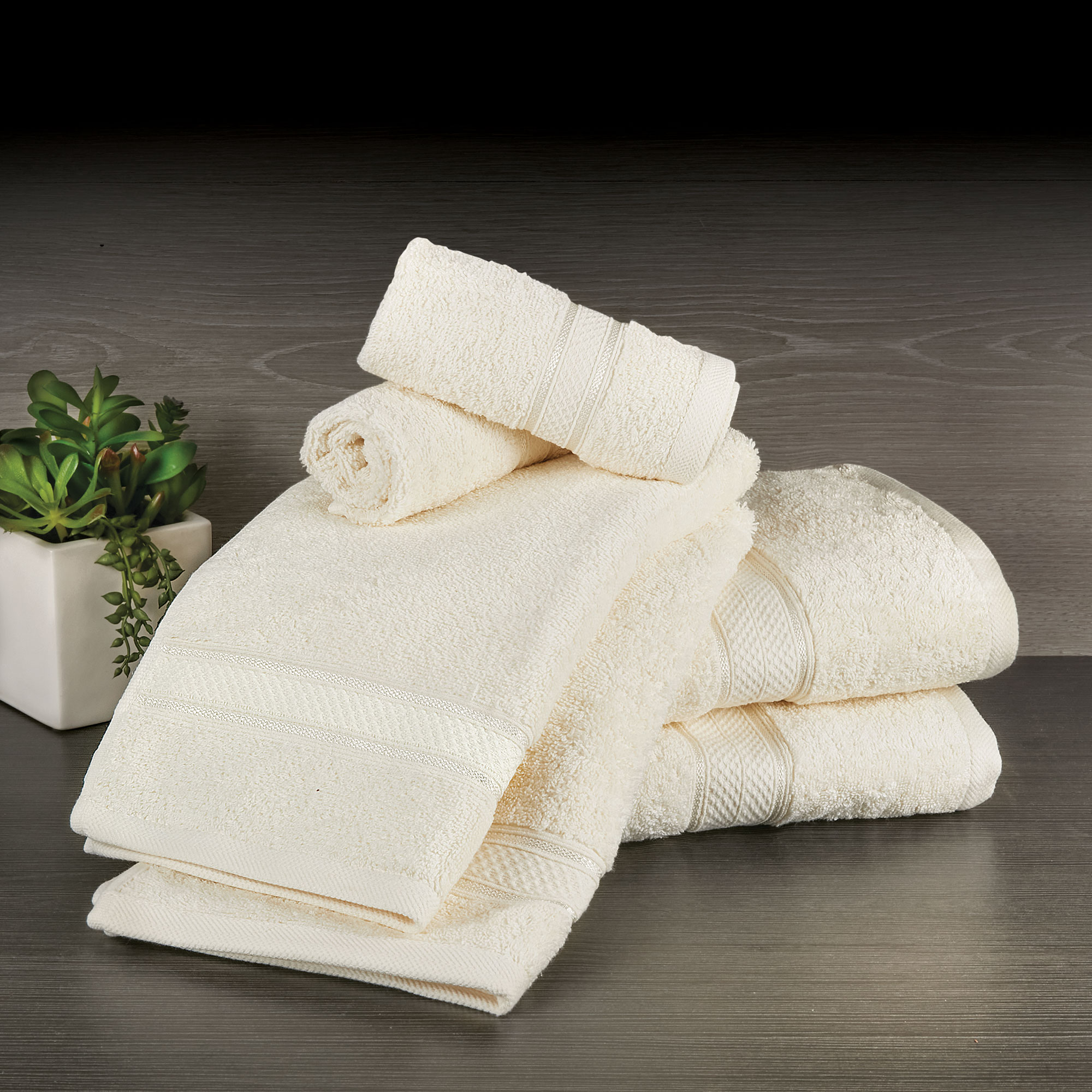 Ivory 6-Piece Cannon Towel Set