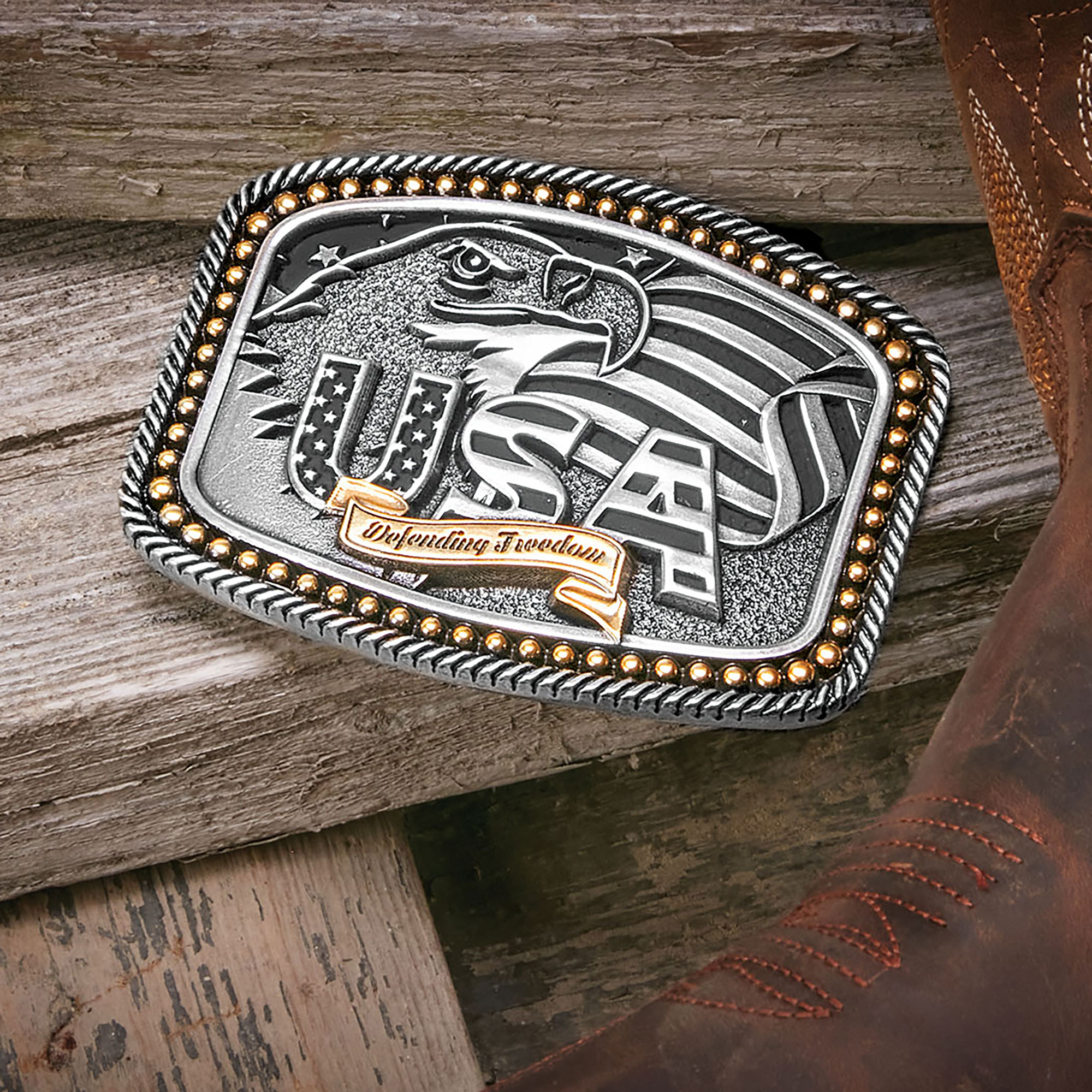 Montana Silversmiths USA Belt Buckle