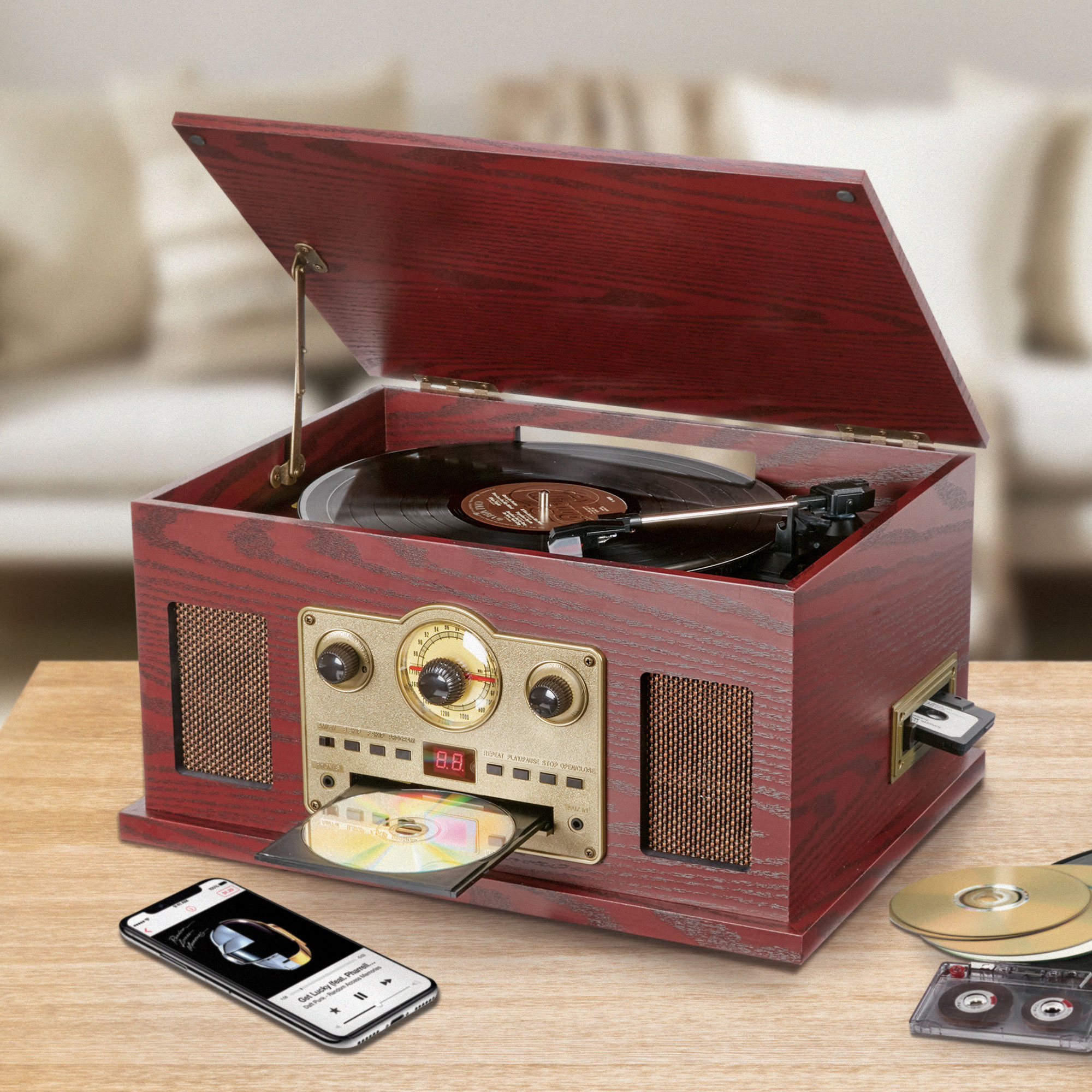 Sylvania 6-in-1 Nostalgia Stereo