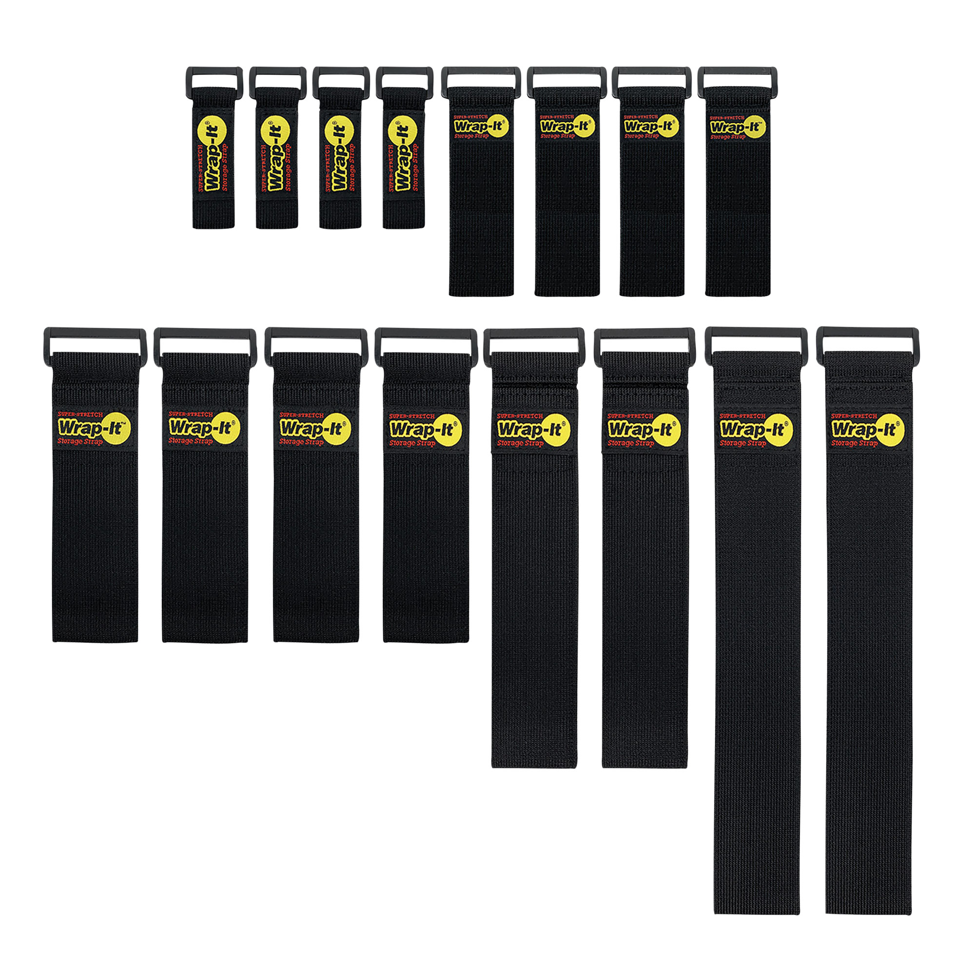 Wrap-It 16 Piece Storage Strap Set