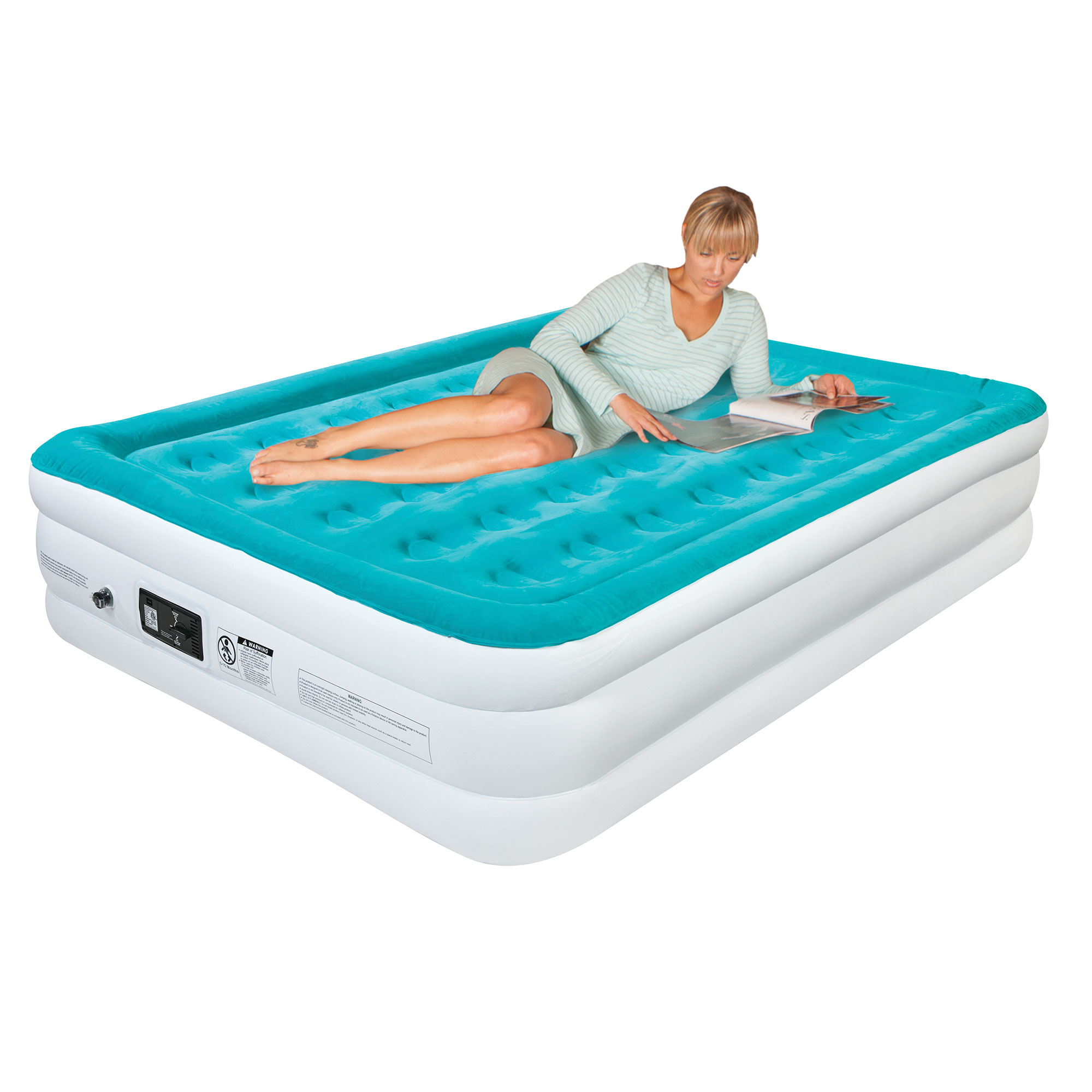 House Day 18" Queen Air Mattress - Self-Inflating & Waterproof