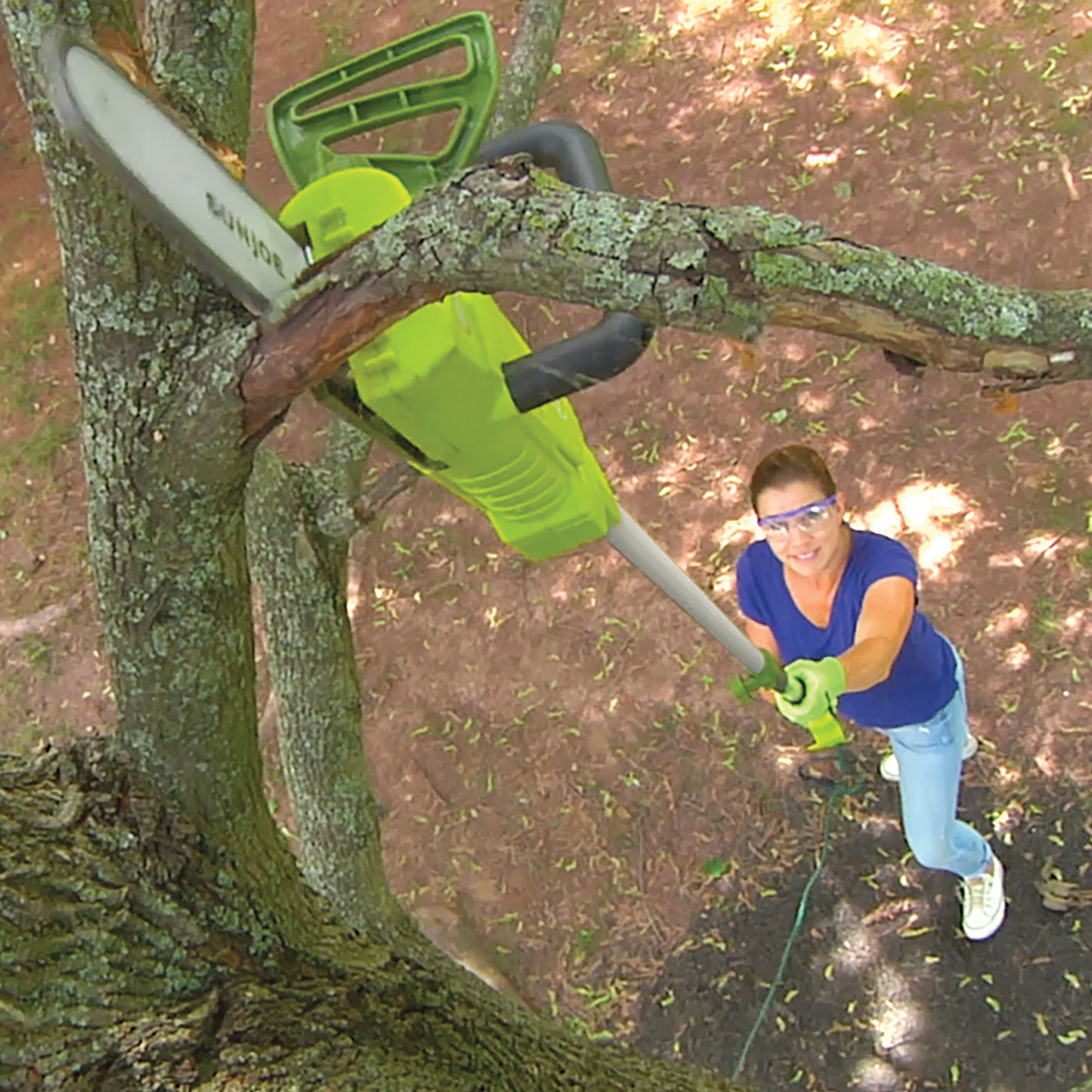 Sun Joe Convertible Pole Saw - Strong & Portable Design