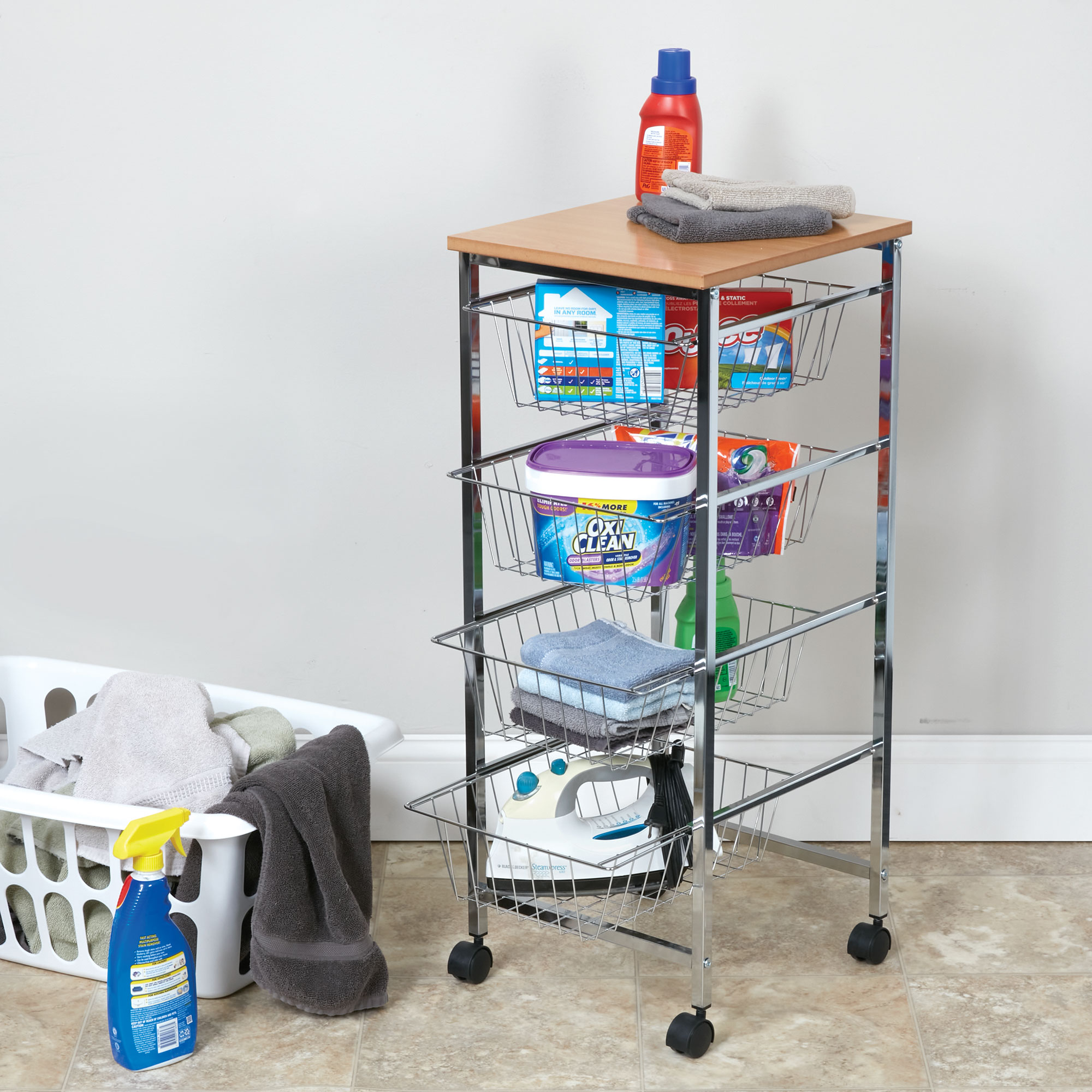 Stainless Steel Mobile Cart