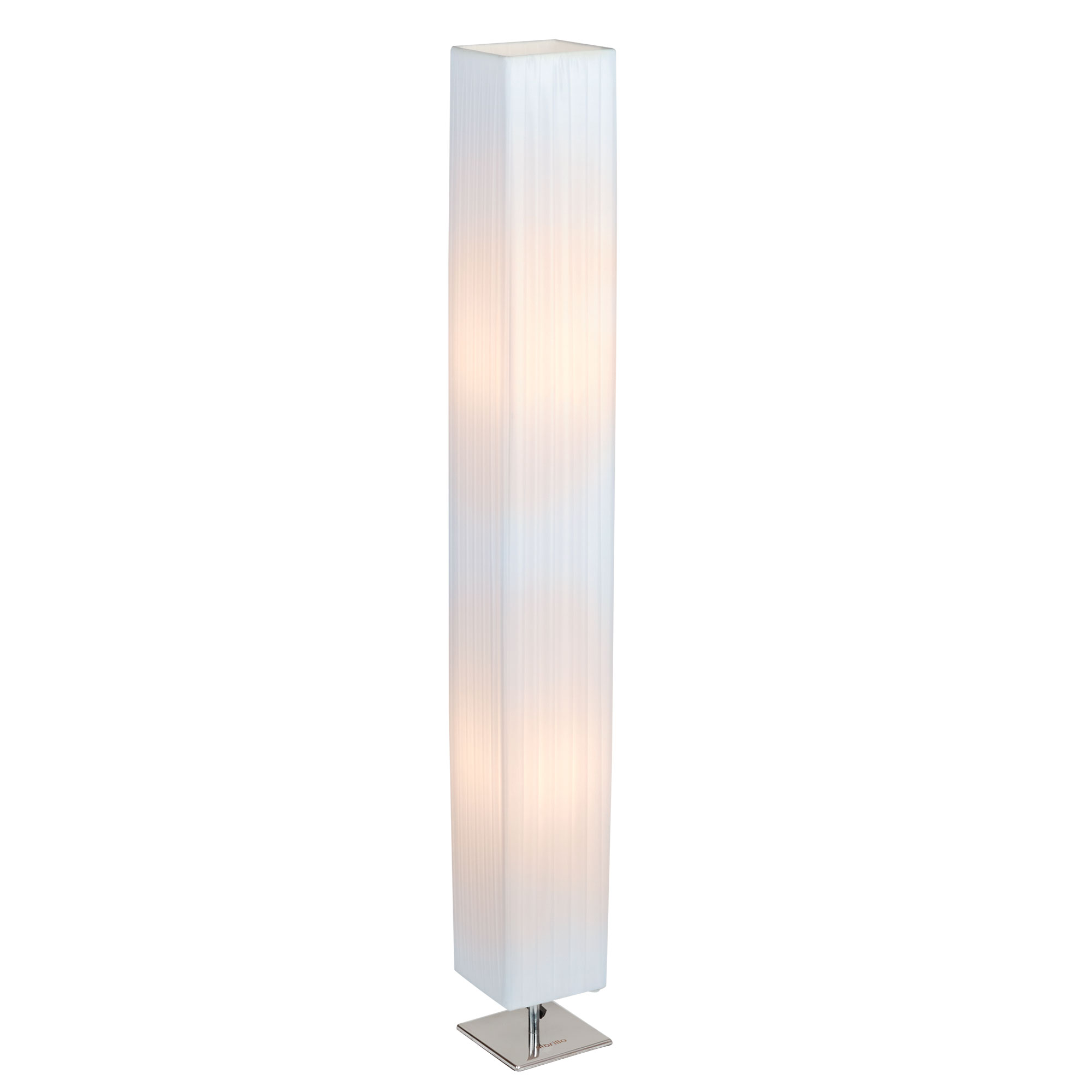 46 inch Floor Lamp with Fabric Shade