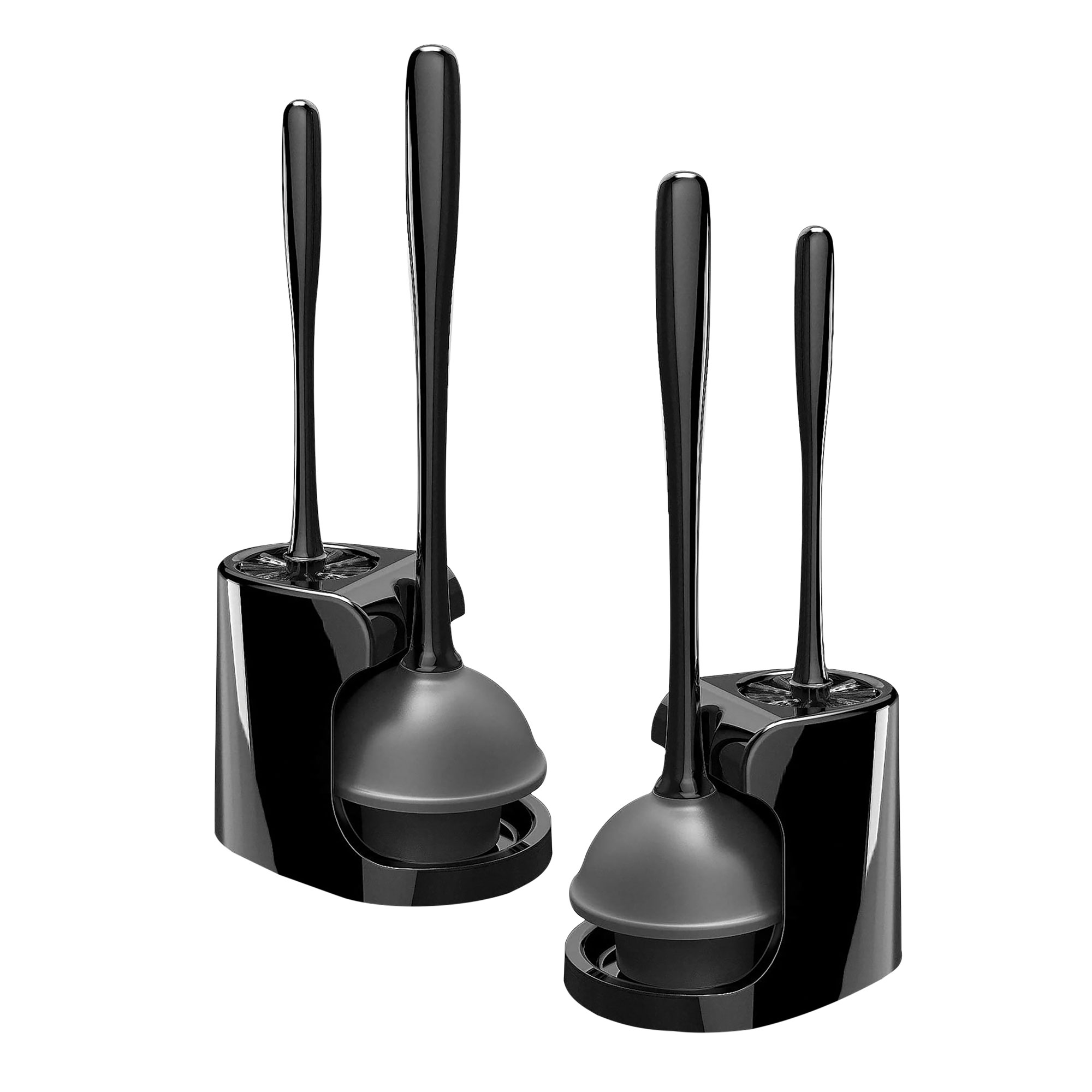 Toilet Plunger & Brush Combo - 2 Pack