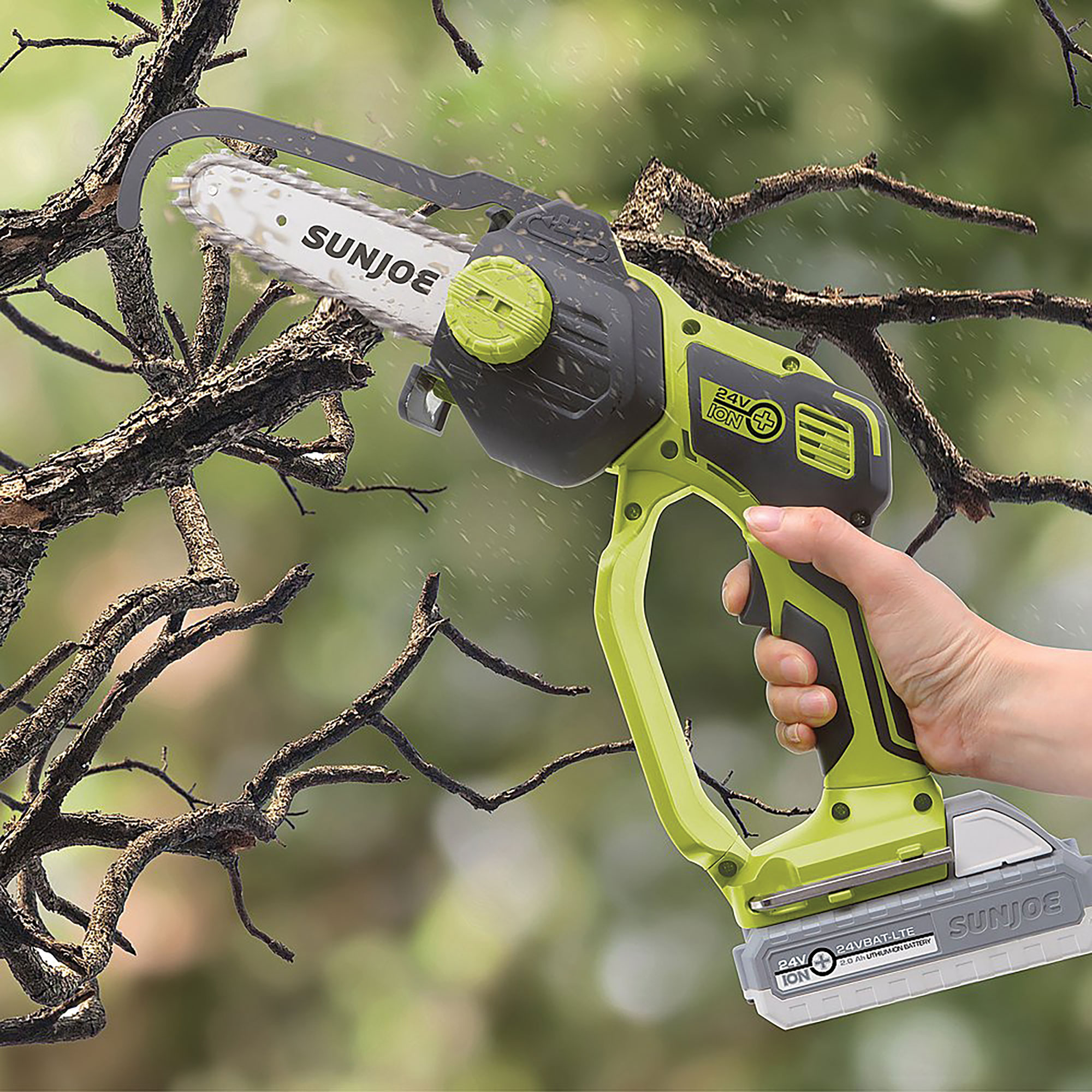 Sun Joe 24V Handheld Chainsaw