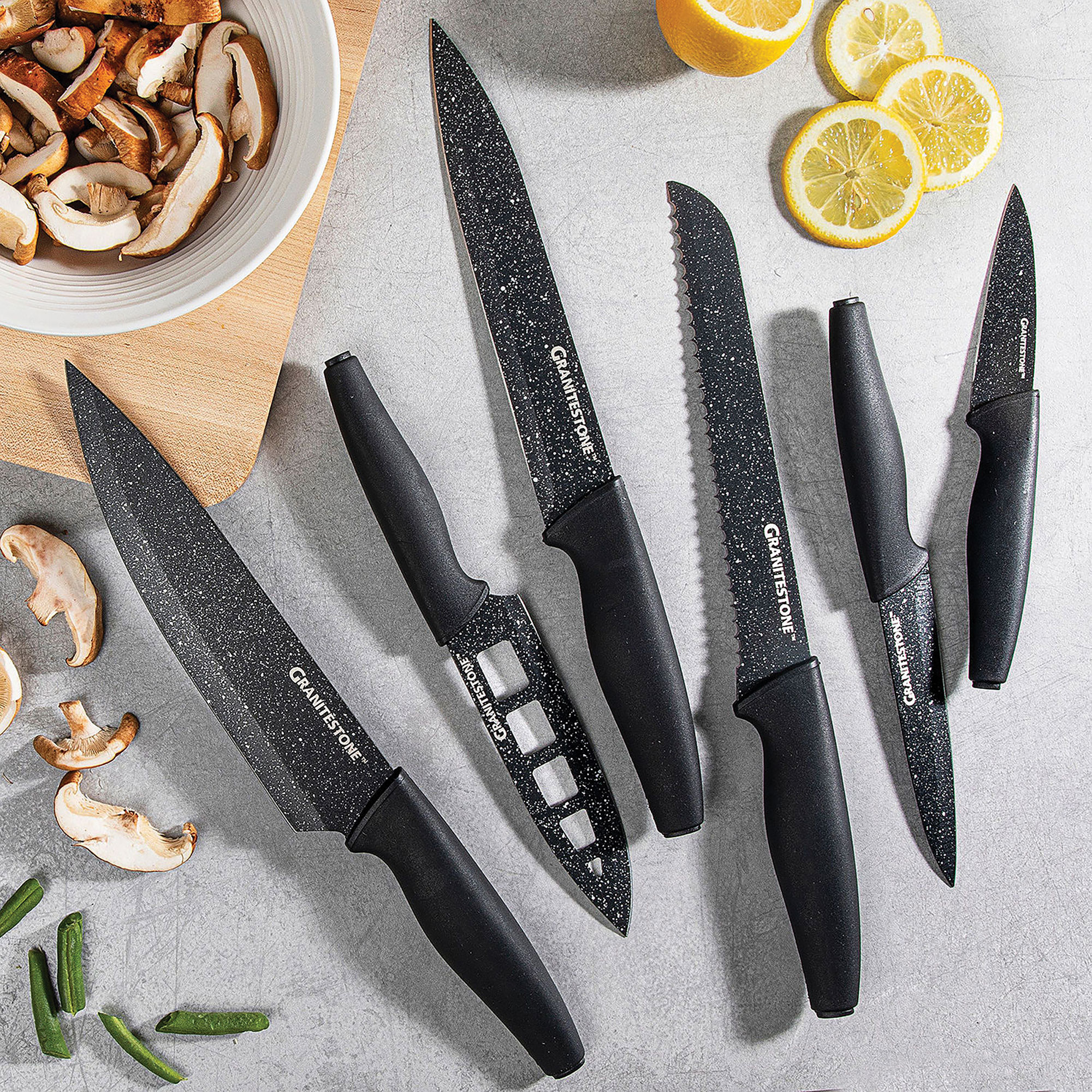 GraniteStone Nutriblade 6-Piece Knife Set