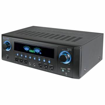Professional 1000-W Surround-Sound Receiver | Bluetooth, RCA, USB, SD Slots, Mic Inputs, FM Radio