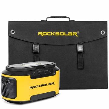 ROCKSOLAR 200W/100W Power Station/Solar Panel Bundle