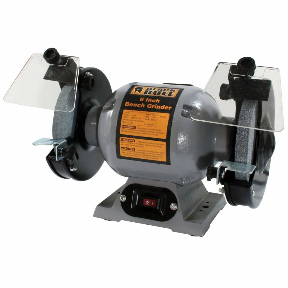 klowes bench grinder DeWalt DW758 8 in. Along with the power Westward 1KEL8 Bench Grinder, 6